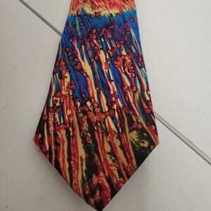 Molecular Expression 100% Silk Tie By Stonehenge